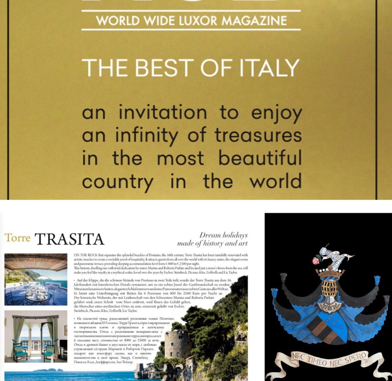 Villa Torre Trasita Luxury Suites 포지타노 외부 사진